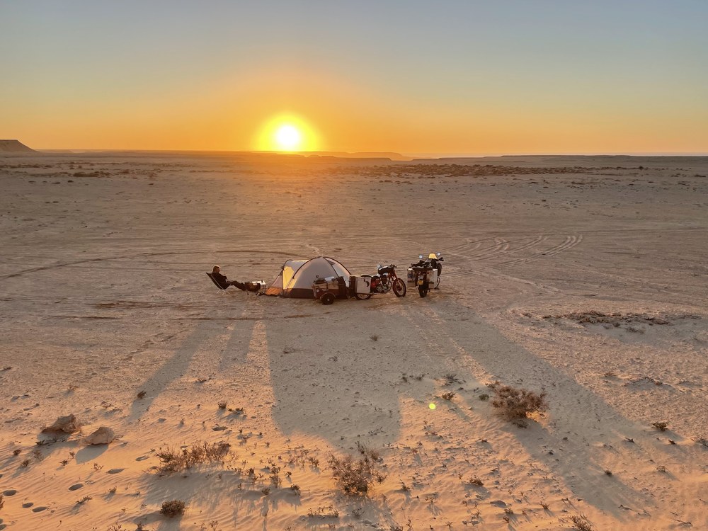Westelijke sahara-foto's 640.000 kilometer